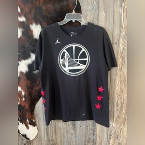 Nike size XL men’s Golden state warriors Stephen Curry dri-fit jump man black